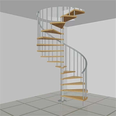 Escalier en spirale d'économie de l'espace d'intérieur