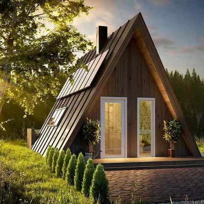 En dehors de la cabine de rondin minuscule concrète rapide les kits ont préfabriqué la Chambre ferro en acier de ciment