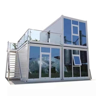 Chambre mobile préfabriquée en acier de paquet plat de conteneur de lumière démontable simple de Chambre