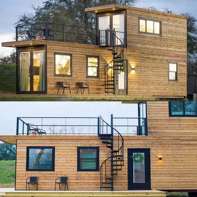 doubles maisons de récipient d'expédition d'étage
