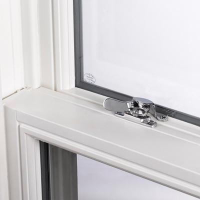 Double américain Hung Windows For House de style de fenêtre d'alliage d'aluminium de verre trempé