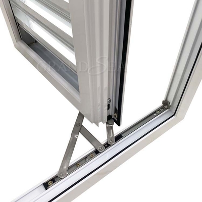 Auvent de anodisation Windows de PVC UPVC de tissu pour rideaux de fenêtre de Naco d'aluminium d'appartement