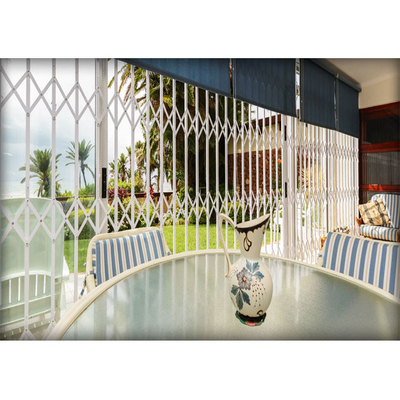 Cadre en aluminium Windows de villa en accordéon durable de gril avec le cambrioleur Bars