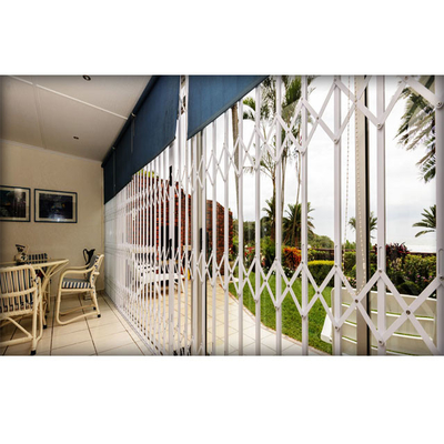 Cadre en aluminium Windows de villa en accordéon durable de gril avec le cambrioleur Bars