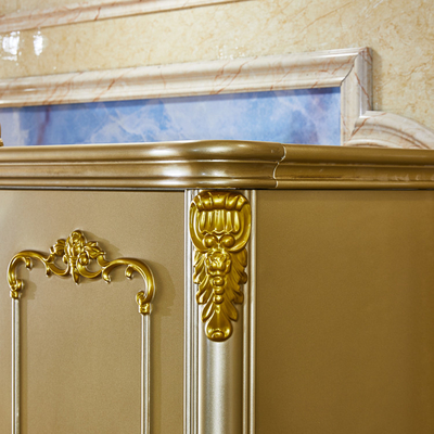 Organisateur de luxe de cabinet de chambre à coucher d'économie de l'espace de garde-robe adapté aux besoins du client par contreplaqué