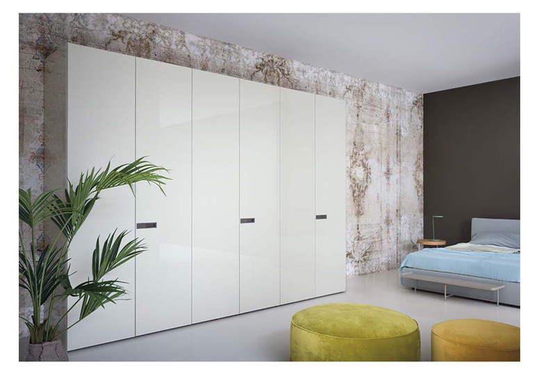 Meuble de rangement adapté aux besoins du client ignifuge de salon de garde-robe de contreplaqué avec la porte de miroir