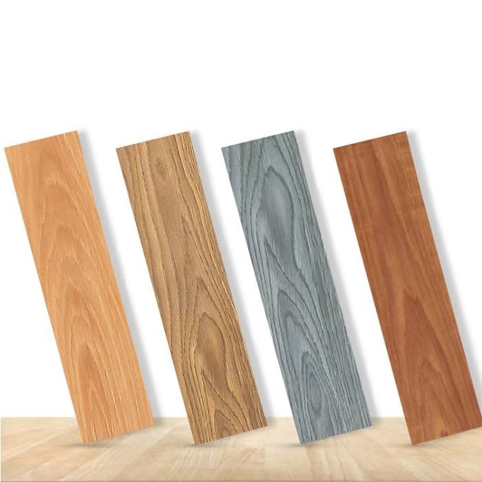 plancher de luxe de vinyle de PVC de la tuile LVT SPC de vinyle de grain en bois épais de 1.5mm à de 5.0mm