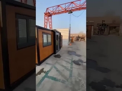 Le bien mobilier à la maison de villa de luxe moderne a préfabriqué la Chambre expansible de conteneur de cadre d'agence maritime