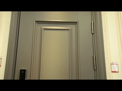 Porte de sécurité en acier principale blindée en bois de la Turquie de style turc de conception simple moderne