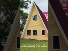 Facile d'installer la villa préfabriquée moderne de Chambre préfabriquée en acier légère de bâtiment